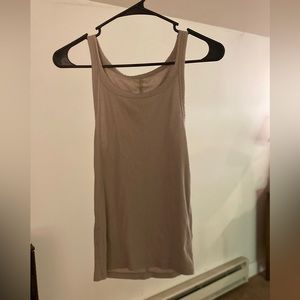 Tan tank top from Aerie. Large.